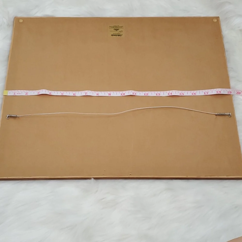 Vintage crisscross floral+ frame hand made wall decor handmade